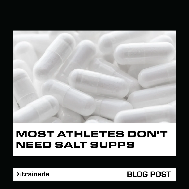 Most Athletes DON'T Need Salt Supplements